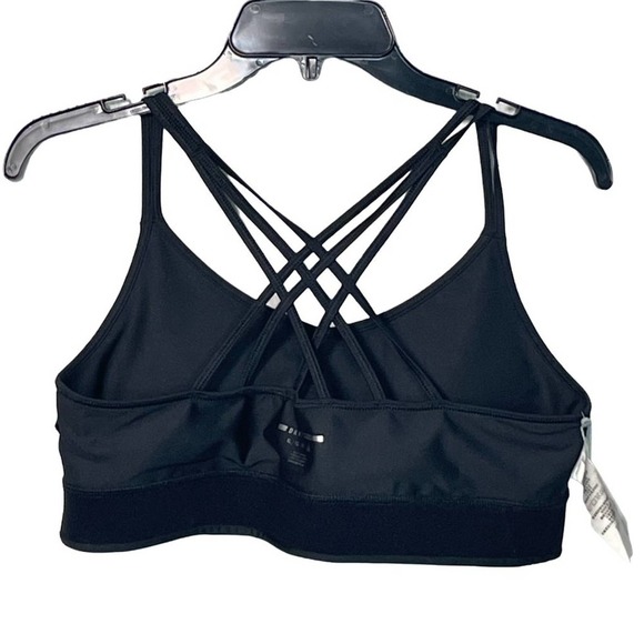 DKNY Sport Solid Strappy Back Sports Bra - Picture 7 of 12